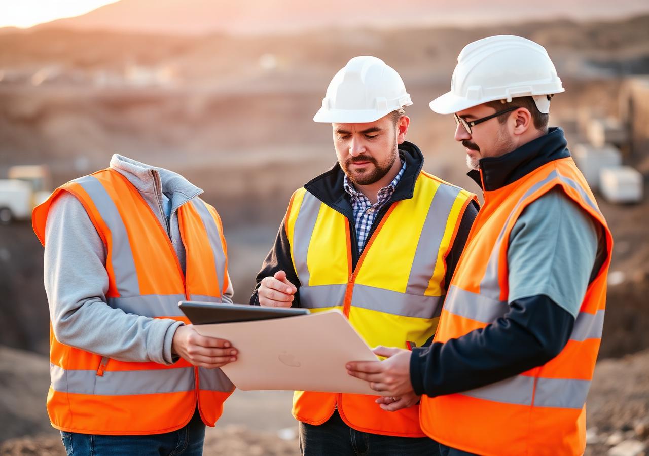 FlyWest Mining team on site